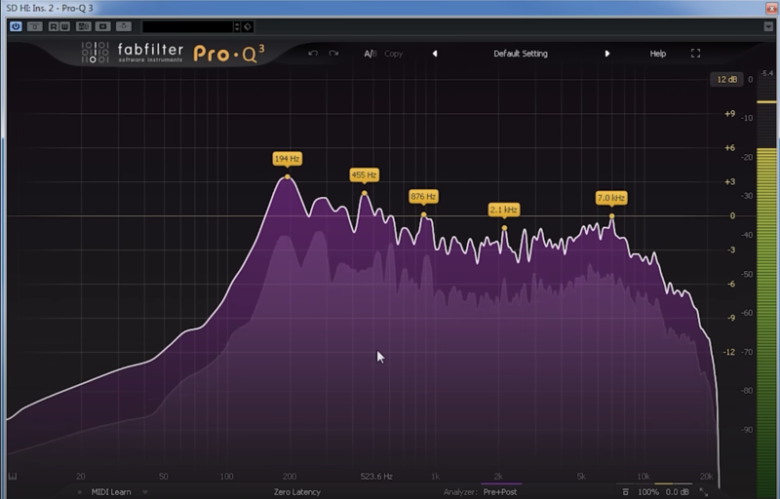 【ドラムMIX】EQだけを使って太くてパンチのあるスネアを作る方法