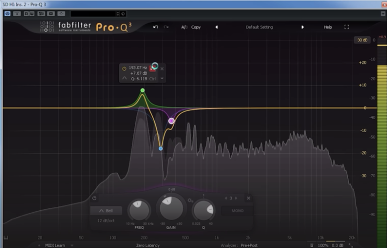 【ドラムMIX】EQだけを使って太くてパンチのあるスネアを作る方法