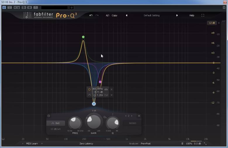 【ドラムMIX】EQだけを使って太くてパンチのあるスネアを作る方法