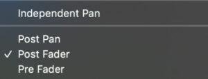 【DTM】「Pre Fader」「Post Fader」「Post Pan」「Independent Pan」の違いとは？【MIX・エフェクト】