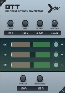 Xfer Records社「OTT」の使い方まとめ【マルチバンドコンプレッサー】