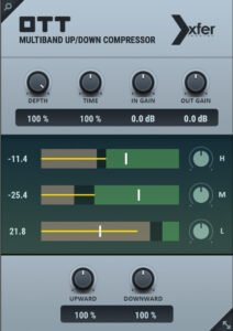Xfer Records社「OTT」の使い方まとめ【マルチバンドコンプレッサー】